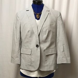 Banana Republic Seersucker Blazer